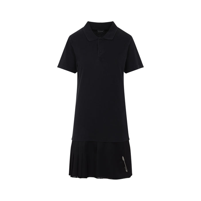 Balenciaga Layered Polo Mini Dress