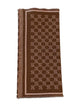 Gucci Monogram Patterned Fringe Scarf