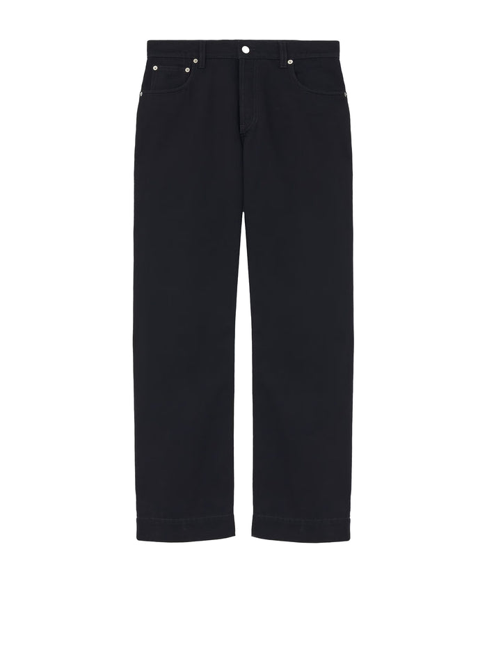 Alexander Mcqueen Black Cotton Jeans