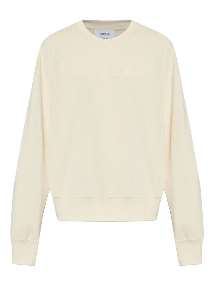 Alexander Mcqueen Logo Print Sweatshrt