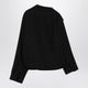 Balenciaga  One-Shoulder Black Shirt In Poplin