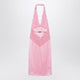 Gucci Pink Satin And Lace Dress