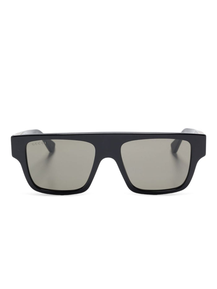 Gucci Black Acetate Sunglasses