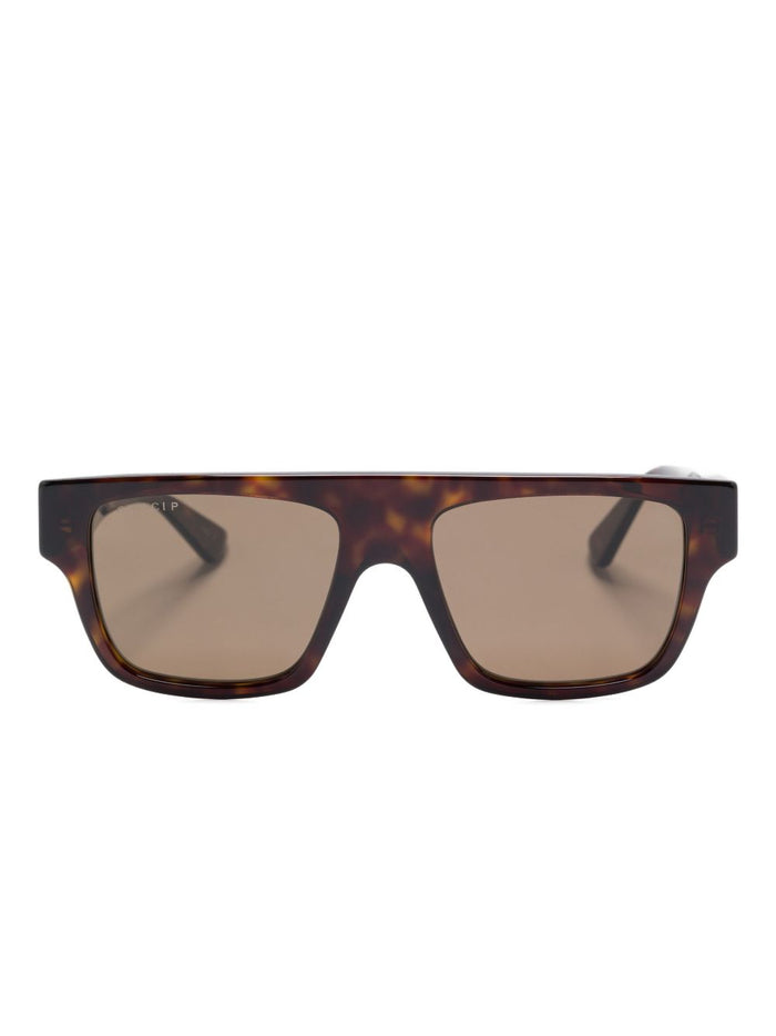Gucci Havana Brown Acetate Sunglasses