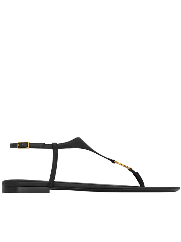 Saint Laurent Black Leather Cassandra 05