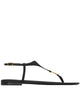 Saint Laurent Black Leather Cassandra 05