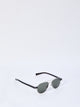Saint Laurent Silver Green Lens Sunglasses