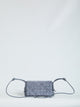 Bottega Veneta Shoulder Bag Nocturno In Woven Suede