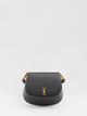 Saint Laurent Black Leather Voltaire Handbag