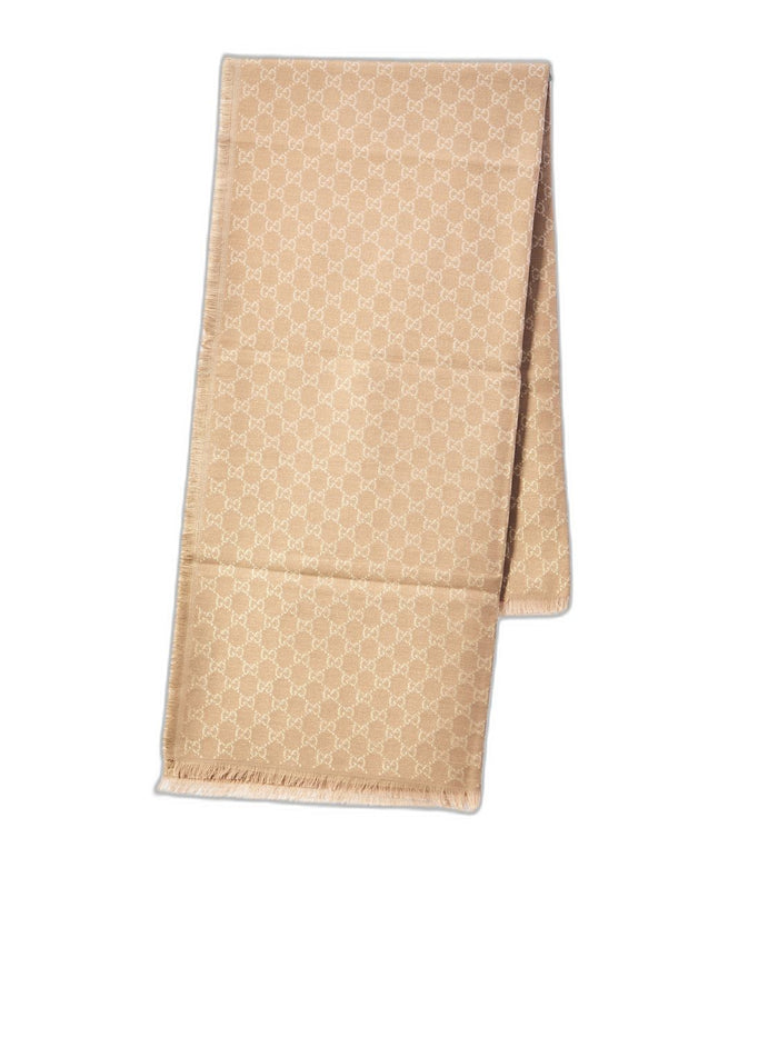 Gucci Scarf In Gg Jacquard Fabric