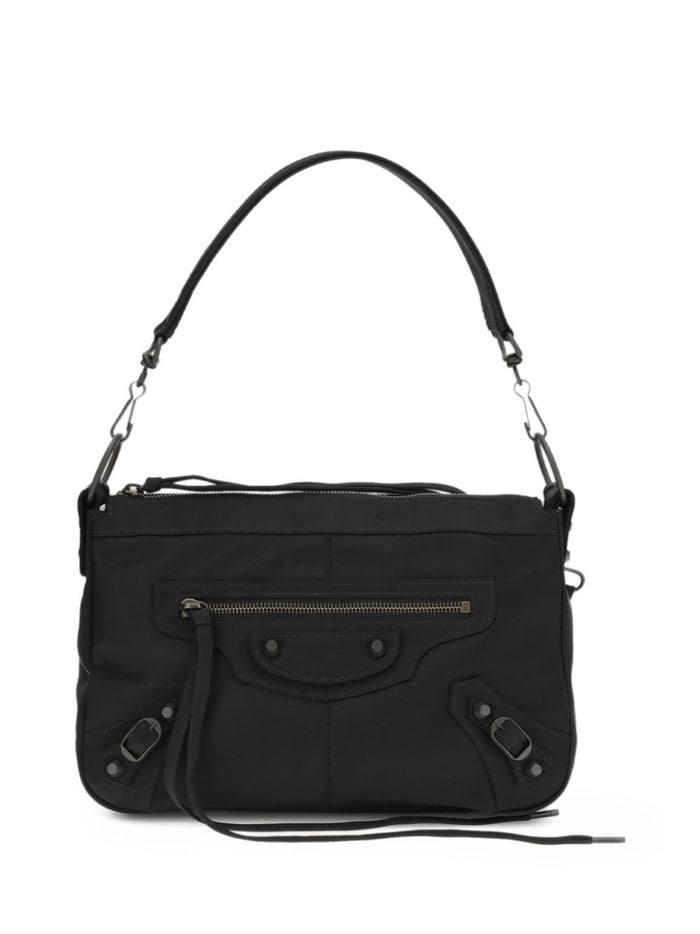 Balenciaga The City Moto Small In Nylon