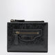 Balenciaga Le City Bi-Fold Lambskin Wallet In Black
