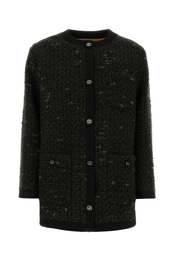 Gucci Multicolor Boucle Overcoat