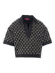 Gucci Lame Tweed Wool Embroidered Top