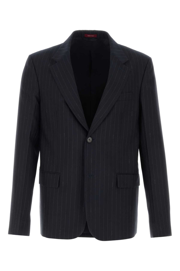 Gucci Embroidered Wool Blazer