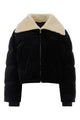 Gucci Black Velvet Padded Jacket