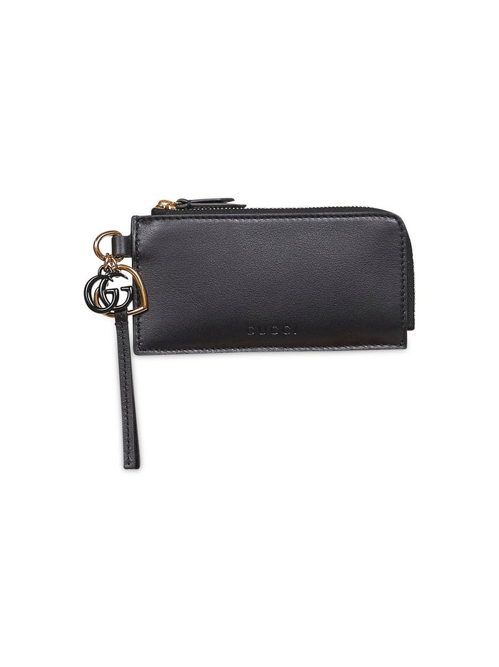 Gucci Black Leather Card Holder