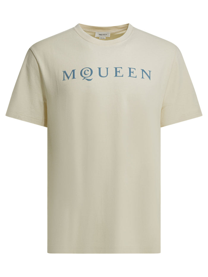 Alexander Mcqueen White Cotton T-Shirt