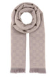 Gucci Patterned Woven Fringe Scarf