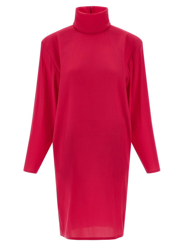 Saint Laurent Structured Shoulder Dress