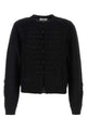 Alexander Mcqueen Black Viscose Blend Cardigan