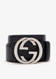 Gucci Reversible Leather Belt With Gg Buckle