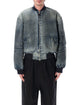 Balenciaga Balenciaga Standard Cotton Denim Bomber Jacket