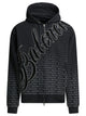Balenciaga "Big B" Zippered Hooded Sweatshirt