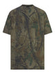 Balenciaga Green Camouflage Cotton T-Shirt