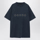 Balenciaga Washed Navy Blue Oversized T-Shirt