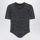 Balenciaga Washed Black Corsetstyle Tshirt