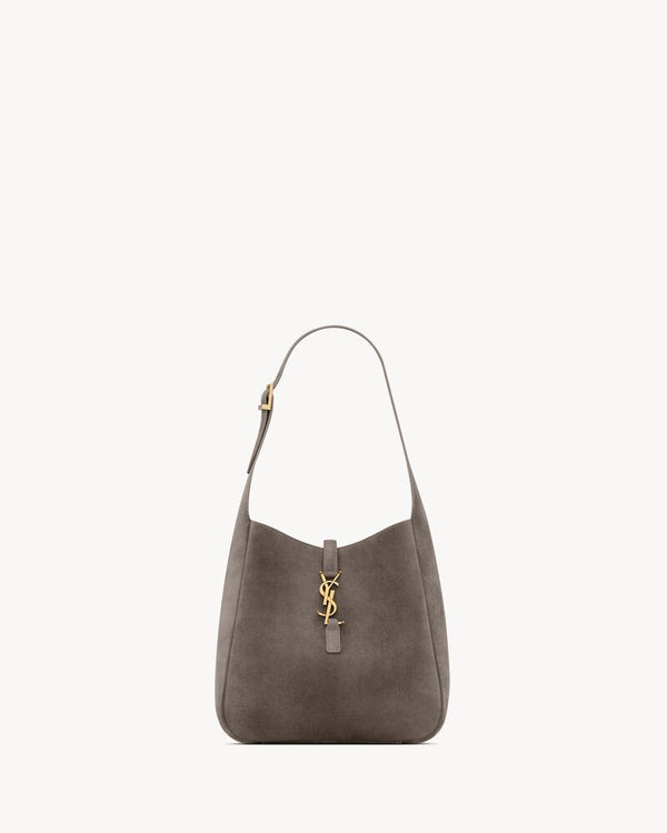 Saint Laurent Dark Grey Suede Le 5 Ã¡ 7 Shoulder Bag