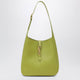 Saint Laurent Small Lime-Coloured Le 5 À 7 Bag In Textured Leather