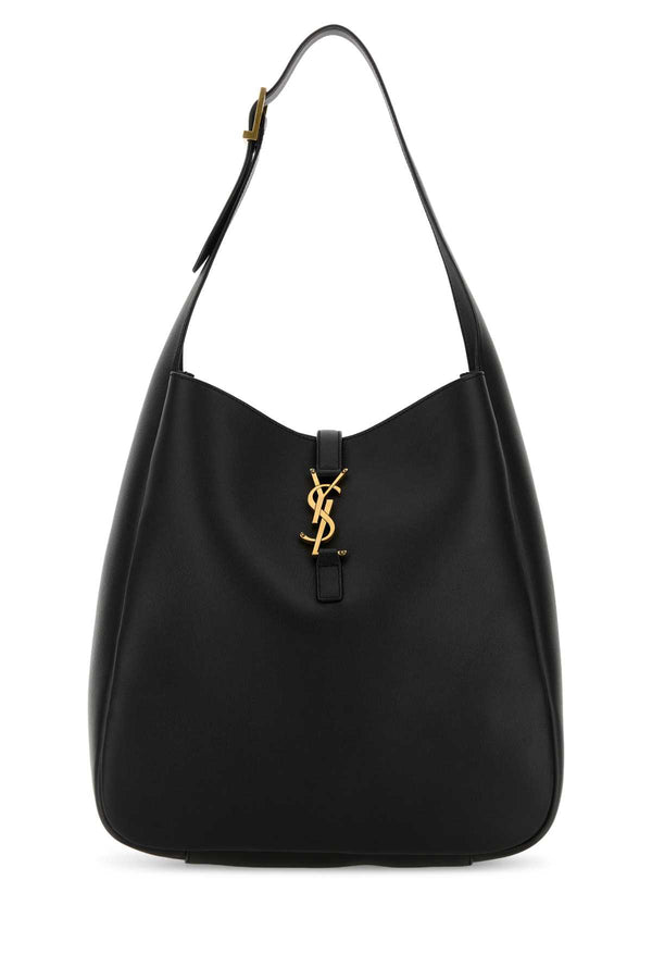 Saint Laurent Black Leather Large Le 5 Ã  7 Shoulder Bag
