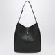 Saint Laurent Black Le 5 À 7 Large Bag In Grained Leather