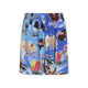 Balenciaga Blue Pyjama Viscose Shorts