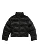 Balenciaga Black Polyamide Cropped Puffer Jacket