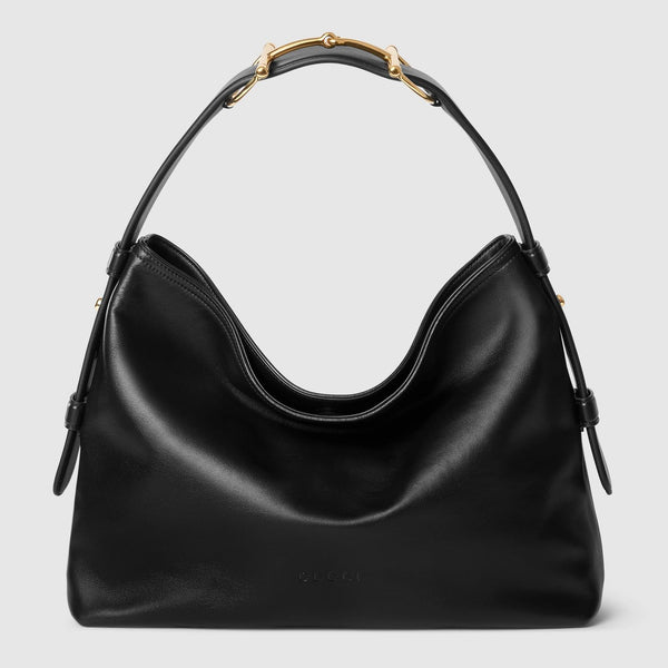 Gucci Black Leather Medium Gucci Beatrix Shopping Bag
