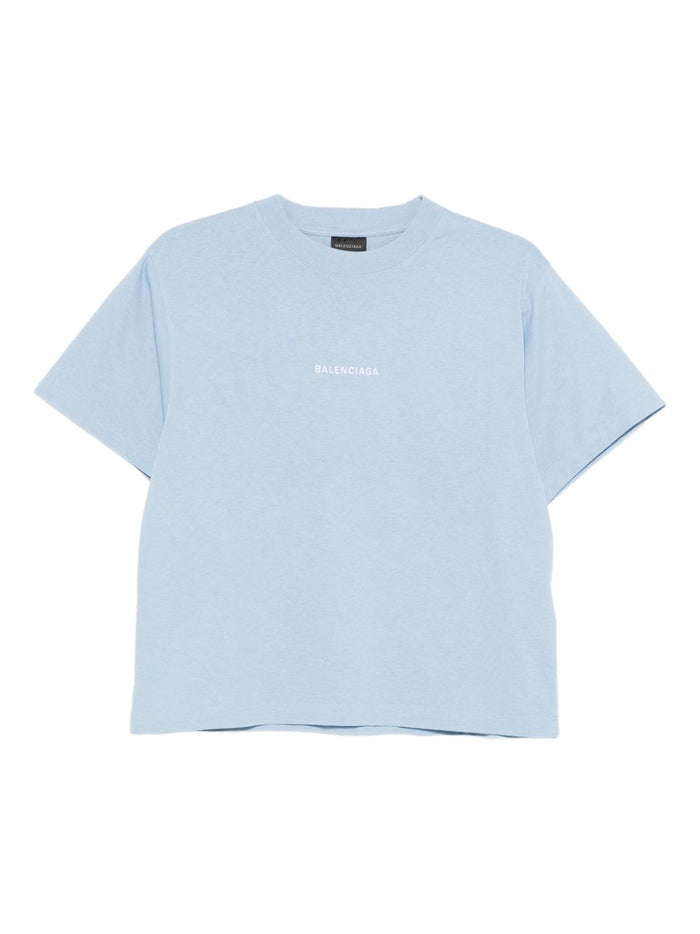 Balenciaga Cotton T-Shirt With Logo