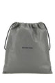 Balenciaga La Pochette Dust Bag Shopper In Arena Lambskin Grey
