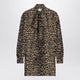 Saint Laurent Leopardprint Silk Mini Dress