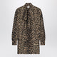 Saint Laurent Leopard-Print Silk Mini Dress