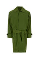 Saint Laurent Green Nylon Trench Coat