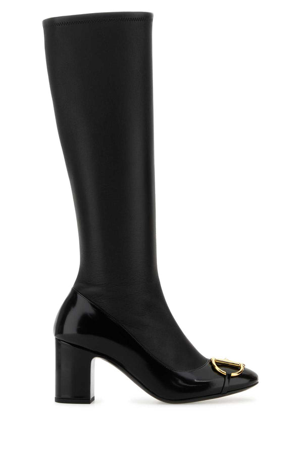 Gucci Black Leather Boots