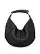 Saint Laurent Black Leather Small Mombasa Shoulder Bag