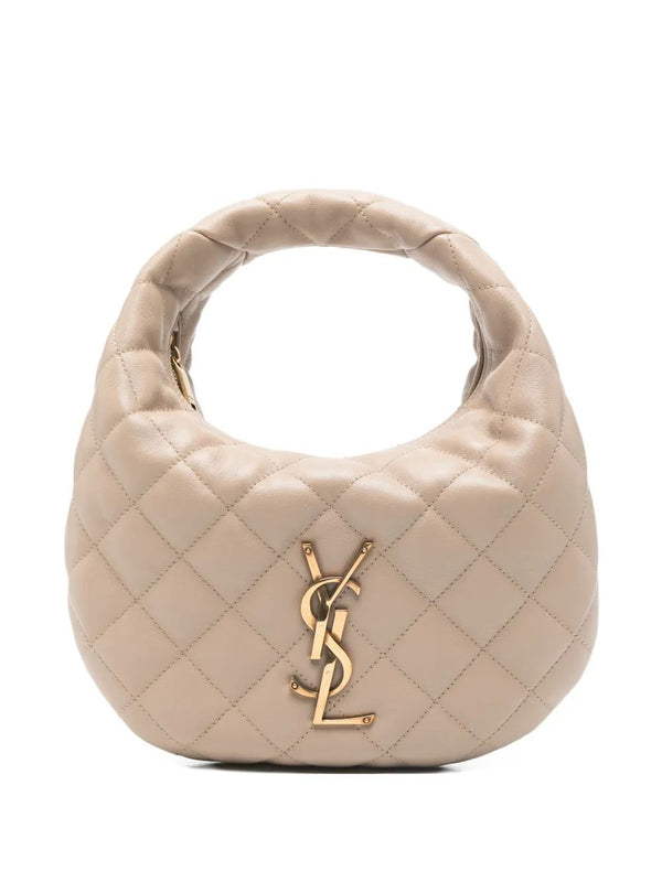 Saint Laurent Sand Nappa Leather Icarino Shoulder Bag