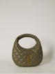 Saint Laurent Strong Moss Icarino Leather Handbag