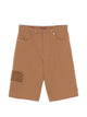 Gucci Caramel Cotton Bermuda Shorts
