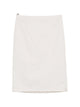 Gucci Ivory Gabardine Skirt