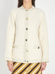 Gucci Ivory Stretch Boucle Cardigan